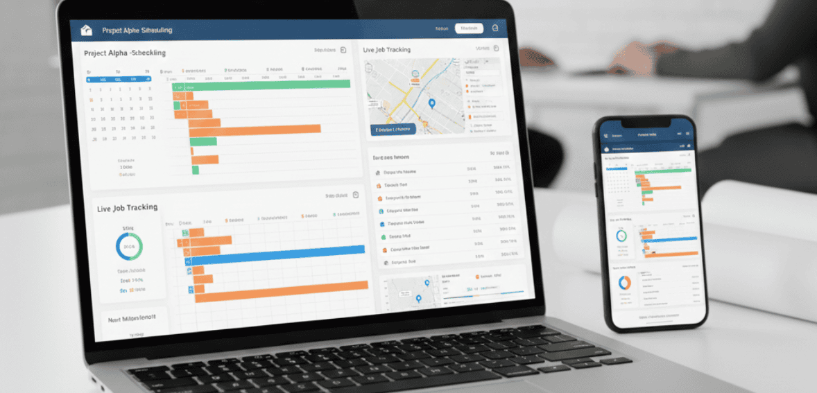 cloud job management digital transformation contractors real-time scheduling software