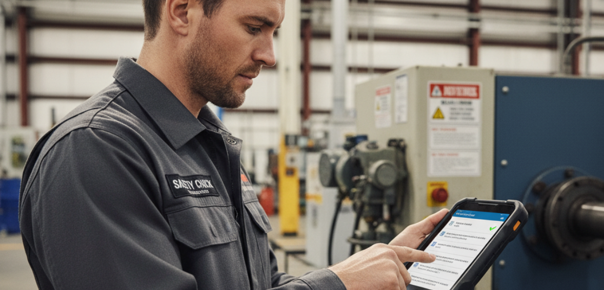 OSHA checklist app used for field safety evaluation and compliance.