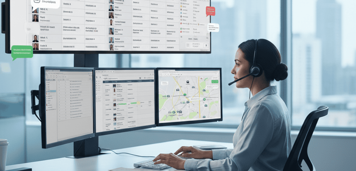 real-time coordination for efficient field service customer service operations