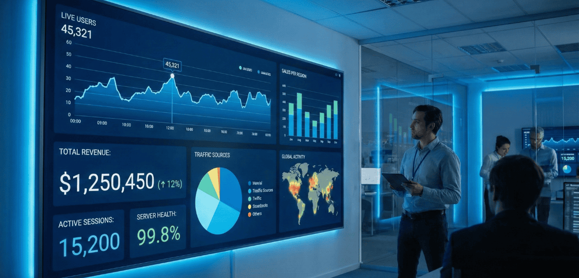 Using field service KPIs dashboard for real-time decision-making and improvement