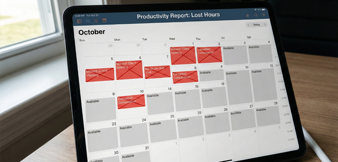 Reduce cancellations field service by understanding causes of missed appointments