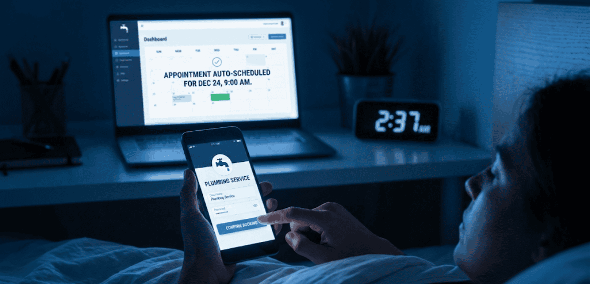 online booking for contractors

24/7 scheduling