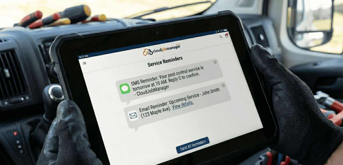 automated reminders for pest control customers