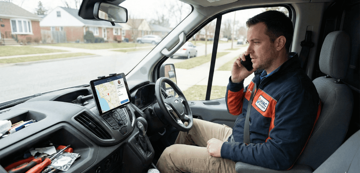 Technician communication strategies to reduce cancellations field service