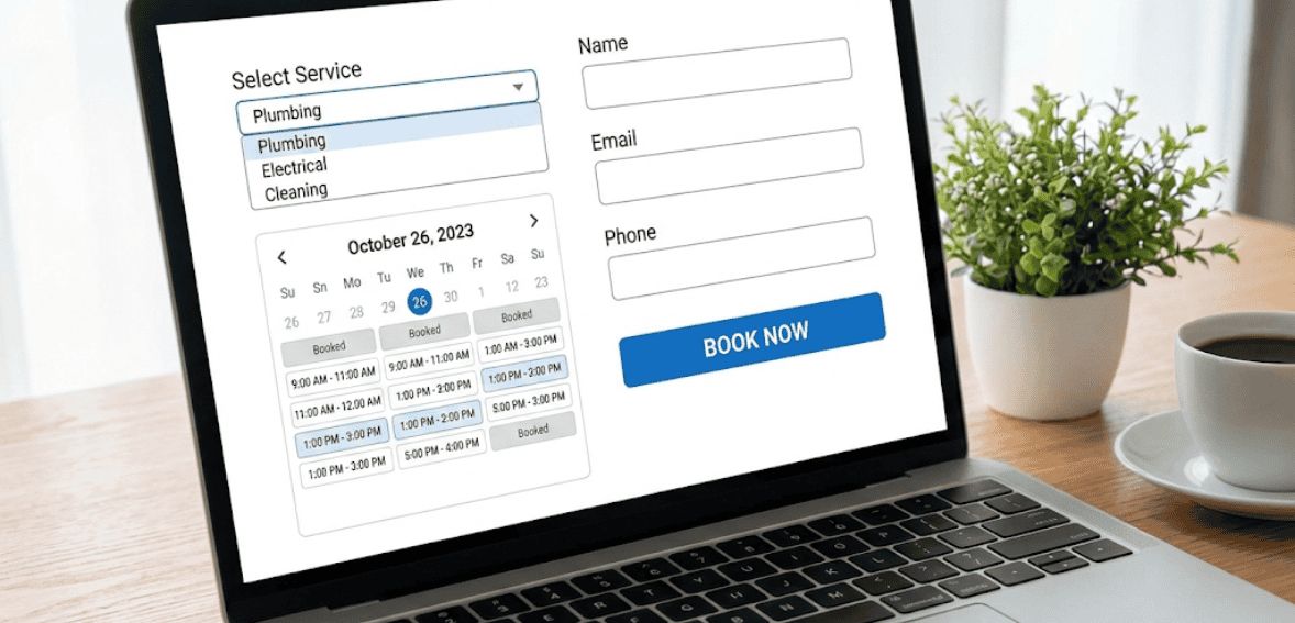 online booking for contractors

24/7 scheduling