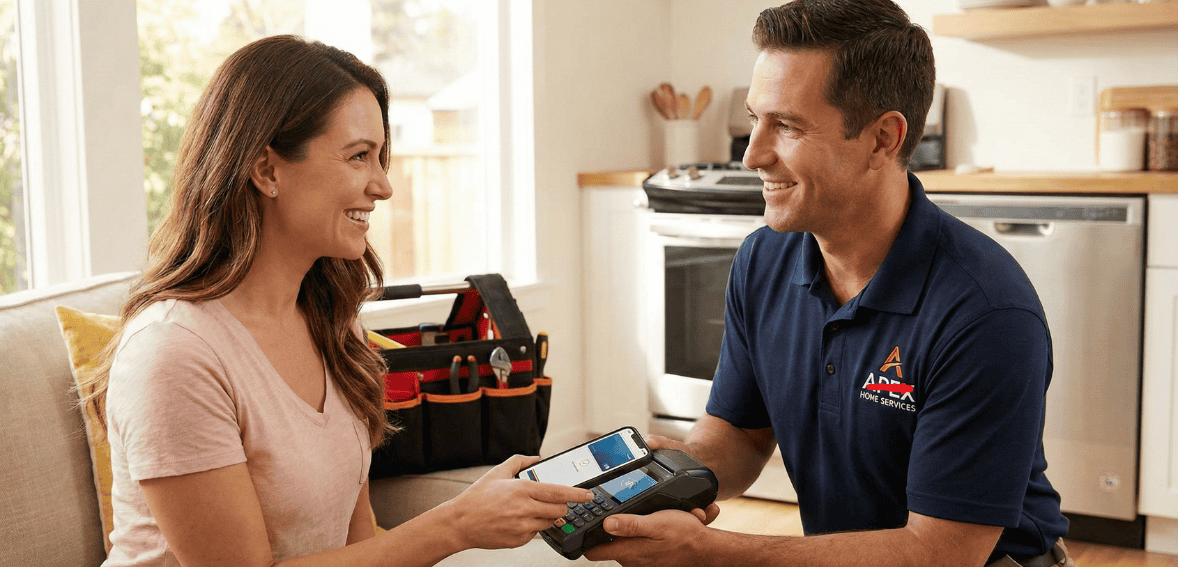 customer satisfaction using online payments field service companies