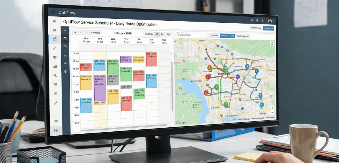 field service scheduling optimization for recurring maintenance contracts