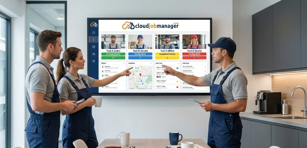 mobile workforce management for mechanics
