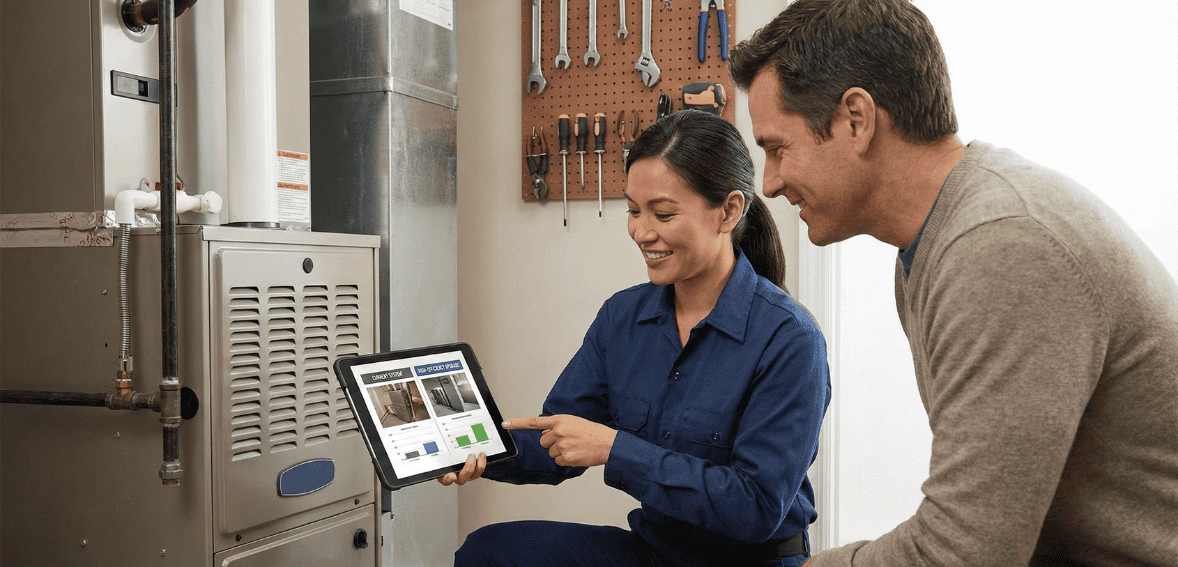 field service recurring maintenance visit creating upsell opportunities