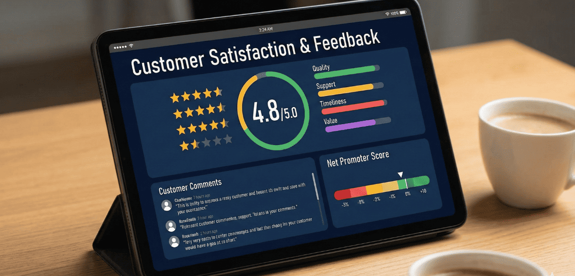 Customer feedback helps reduce no-shows and improve scheduling performance