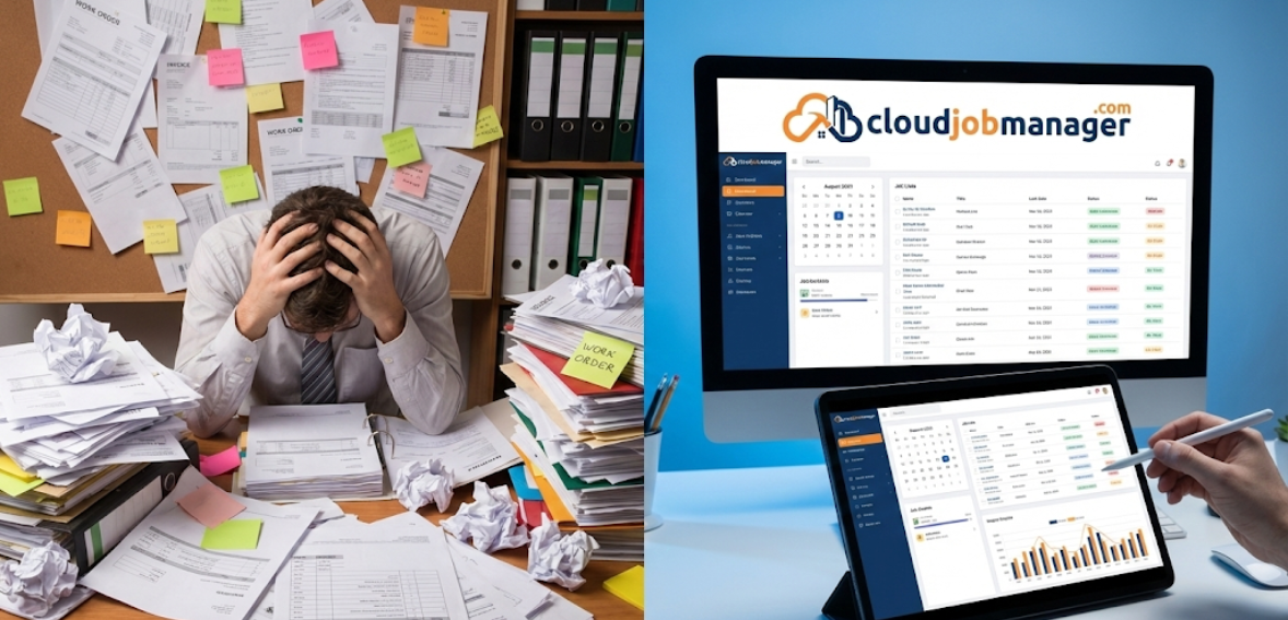 job tracking software reducing admin work for mobile mechanics