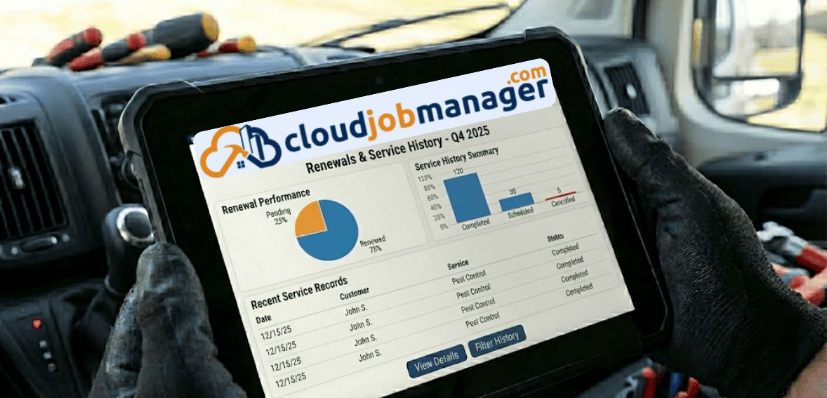 pest control CRM retention tracking