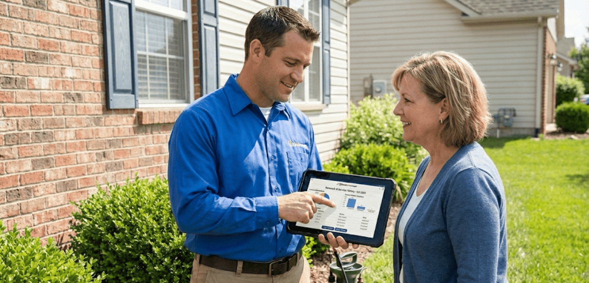 human-centered pest control service supported by software