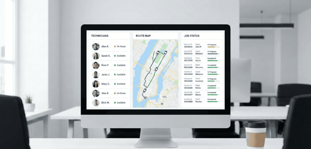 efficient field service scheduling system