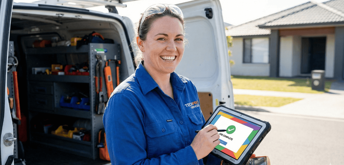 team communication culture remote worker connection technology collaboration field service