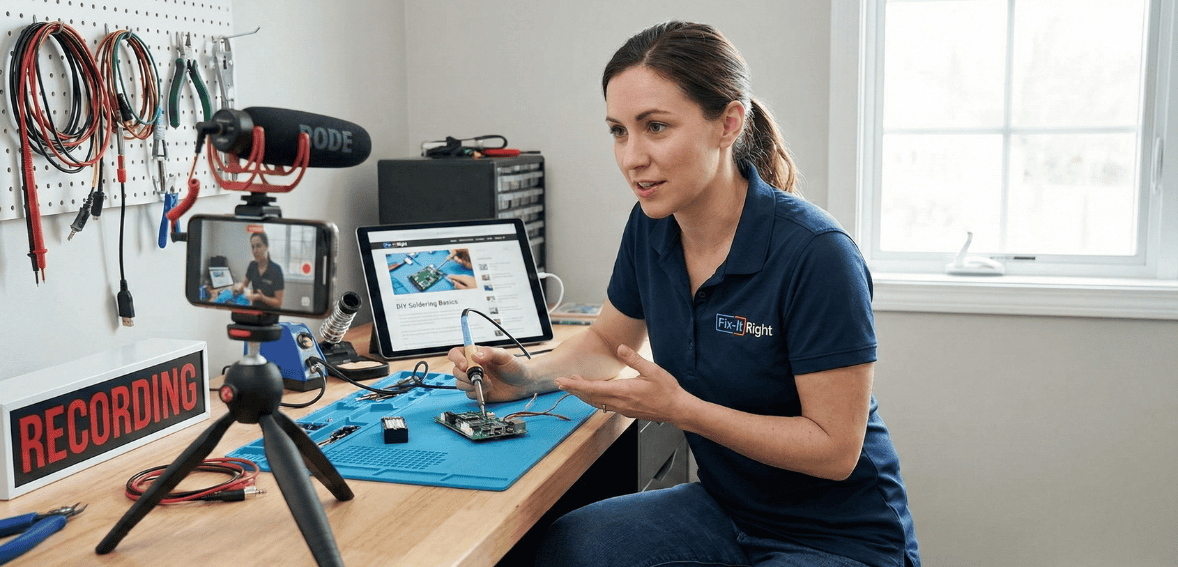 content marketing field service how to videos customer education social media engagement