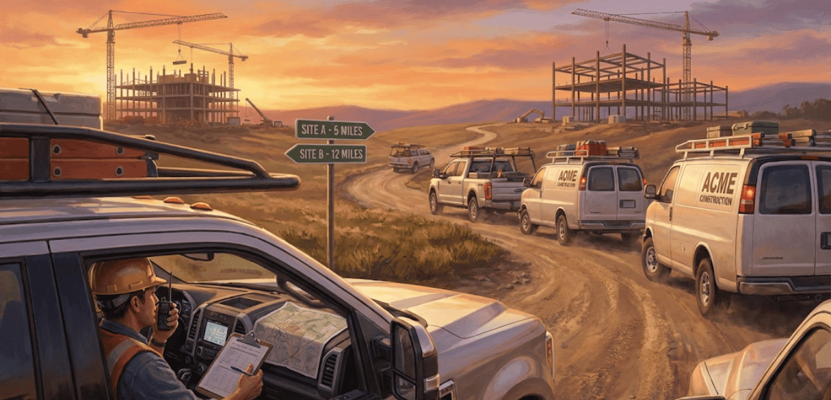 Labor law for contractors covering work across multiple jobsites