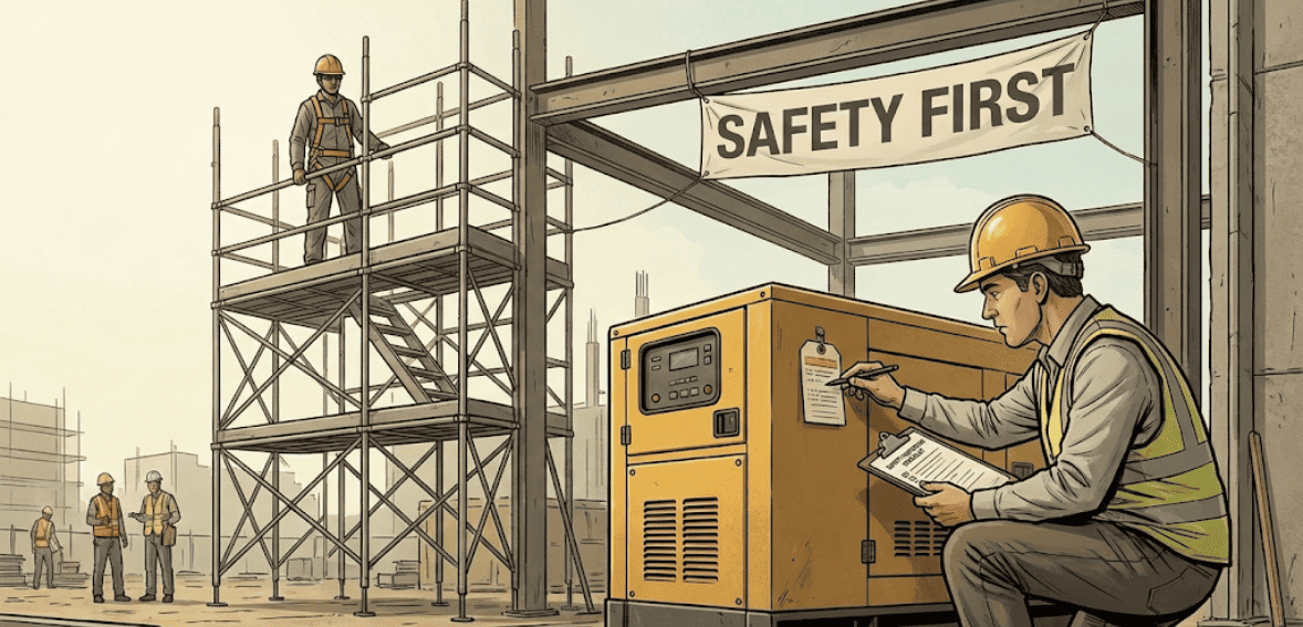 Jobsite inspections maintaining OSHA compliance