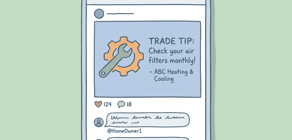 Online engagement driven by educational trade content