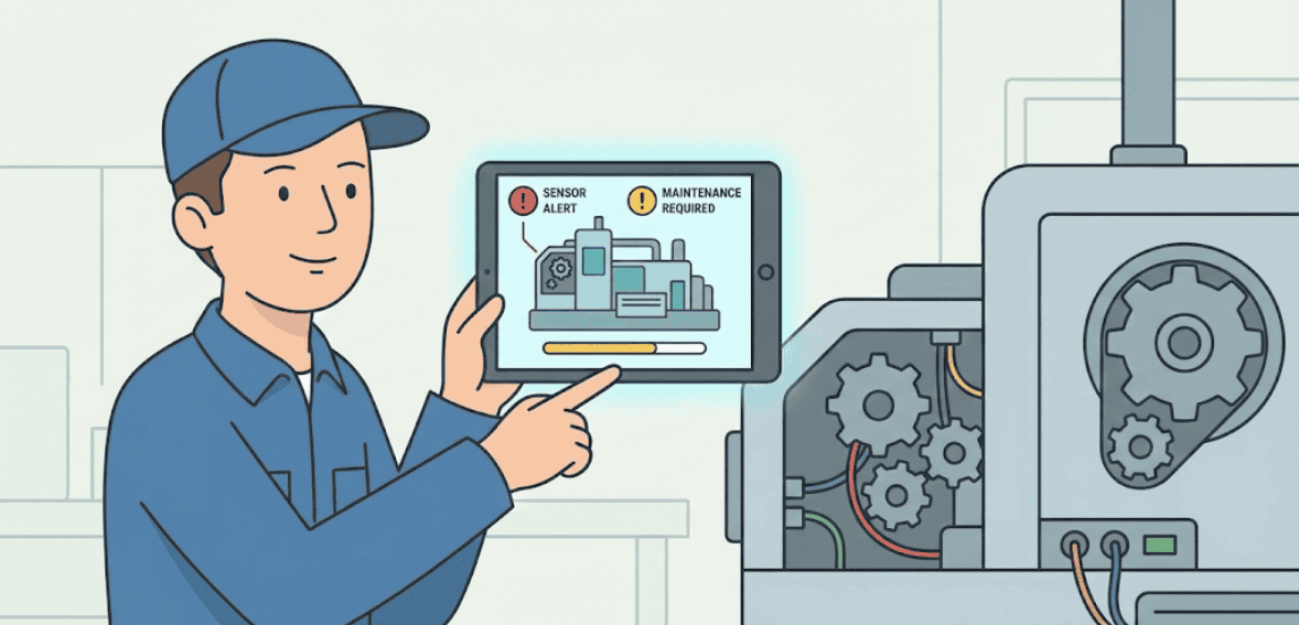 Smart field devices enabling predictive maintenance using real-time jobsite data