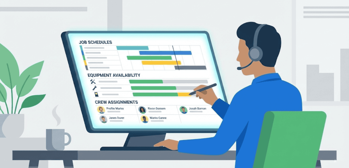 IoT jobsite technology supporting smarter job scheduling