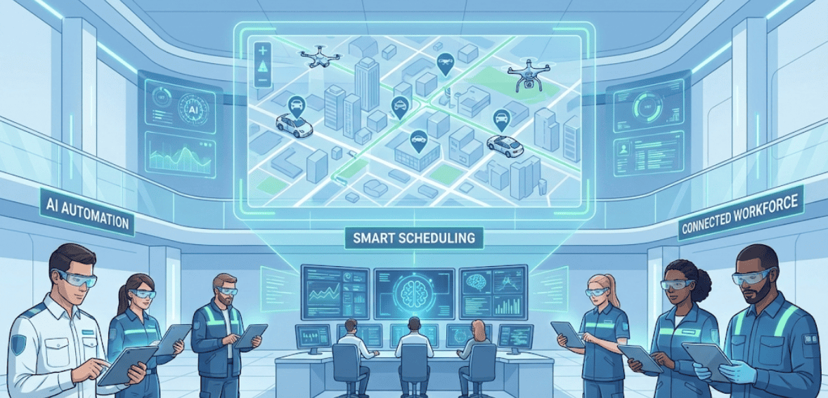 Future of AI-driven predictive field service planning