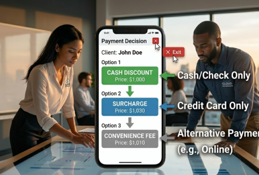 cash discount vs surcharge