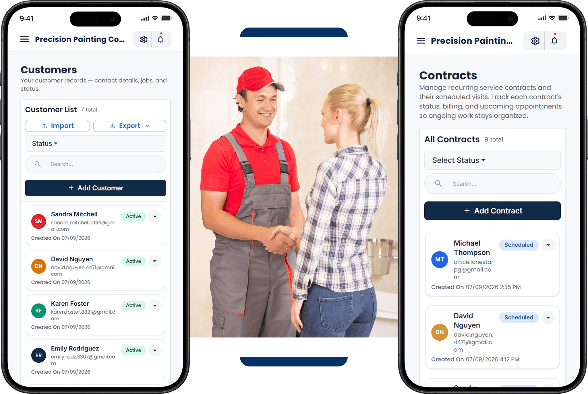 Customer And Property Record Management