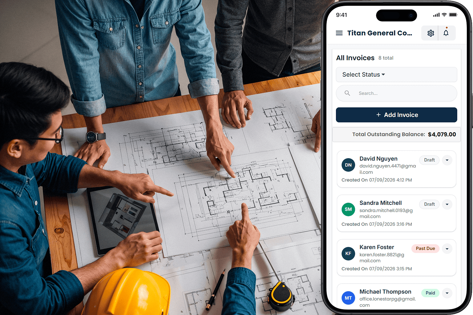 Cloud Job Manager dashboard for Home Renovation & Remodeling
