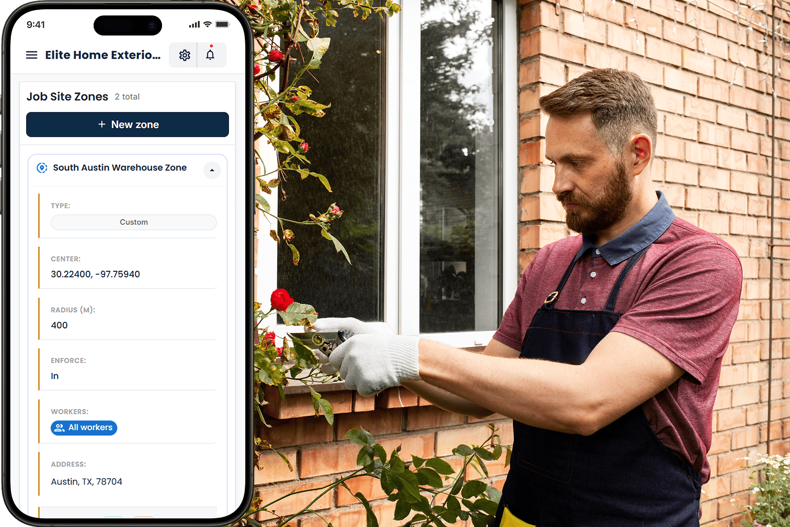 Cloud Job Manager dashboard for Landscaping and Lawn Care