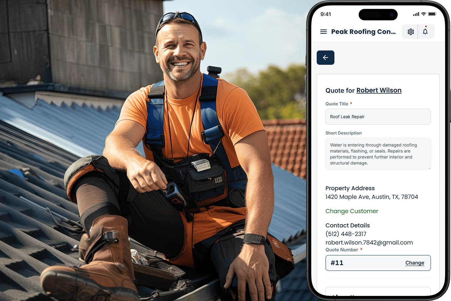 Cloud Job Manager cleaning services dashboard