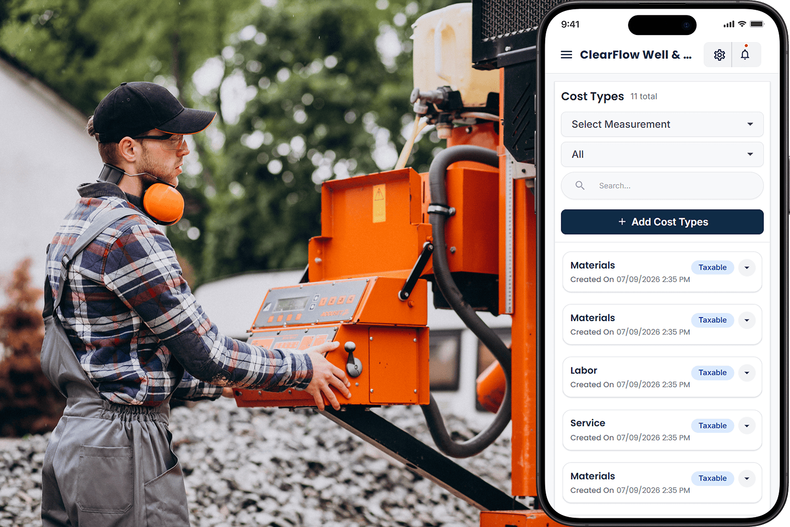 Cloud Job Manager cleaning services dashboard