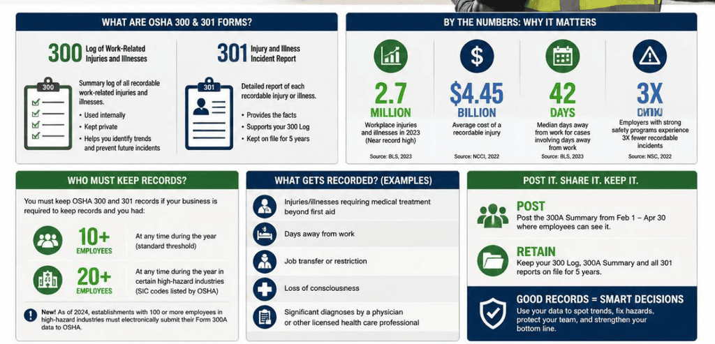 Completing OSHA Form 301 for Every Recordable Case