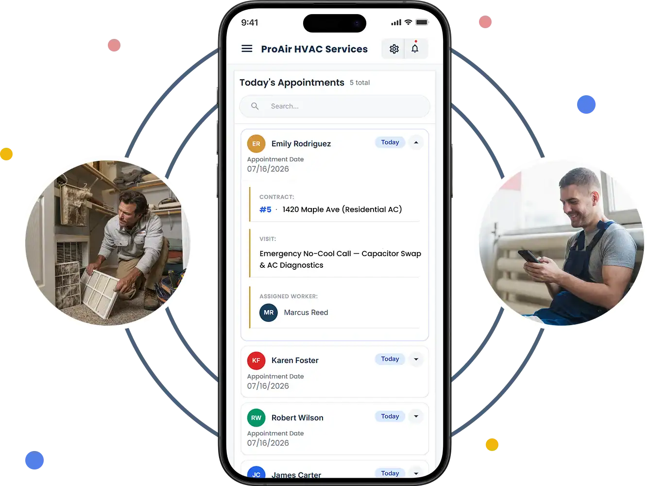 HVAC field management software