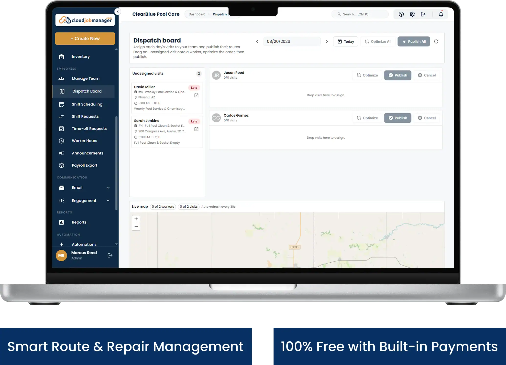 pool service software
