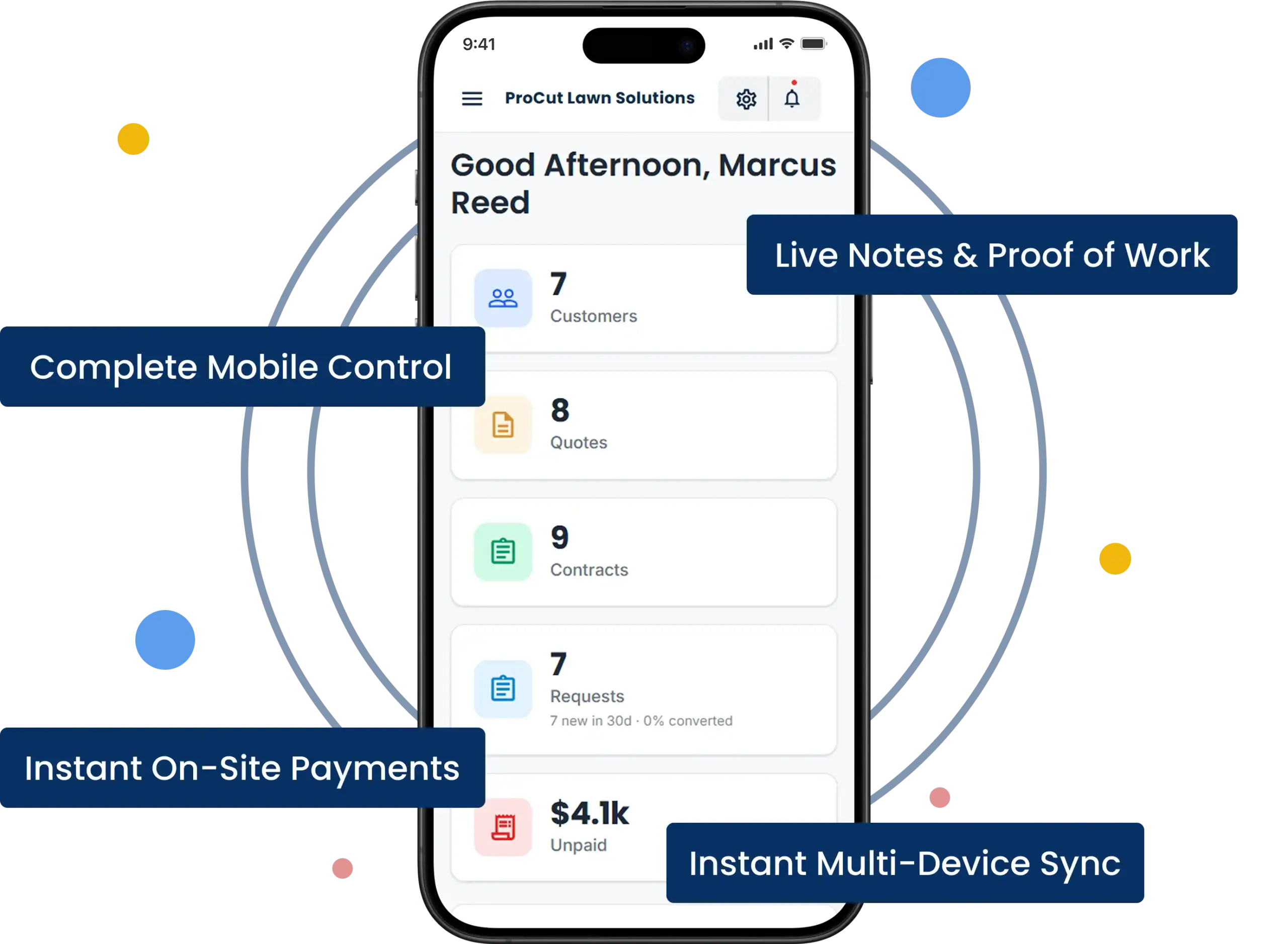 Manage Jobs From The Mobile App