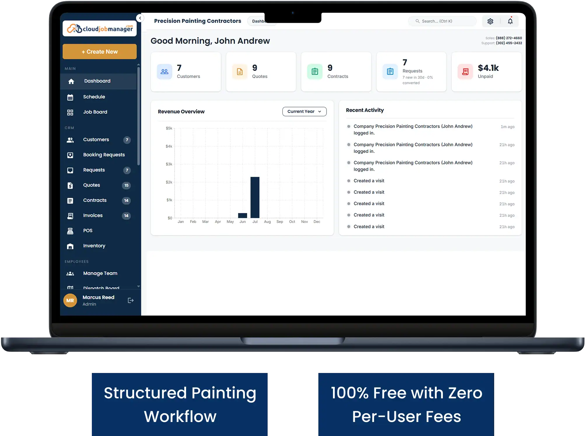 Painting Contractor Software — 100% Free