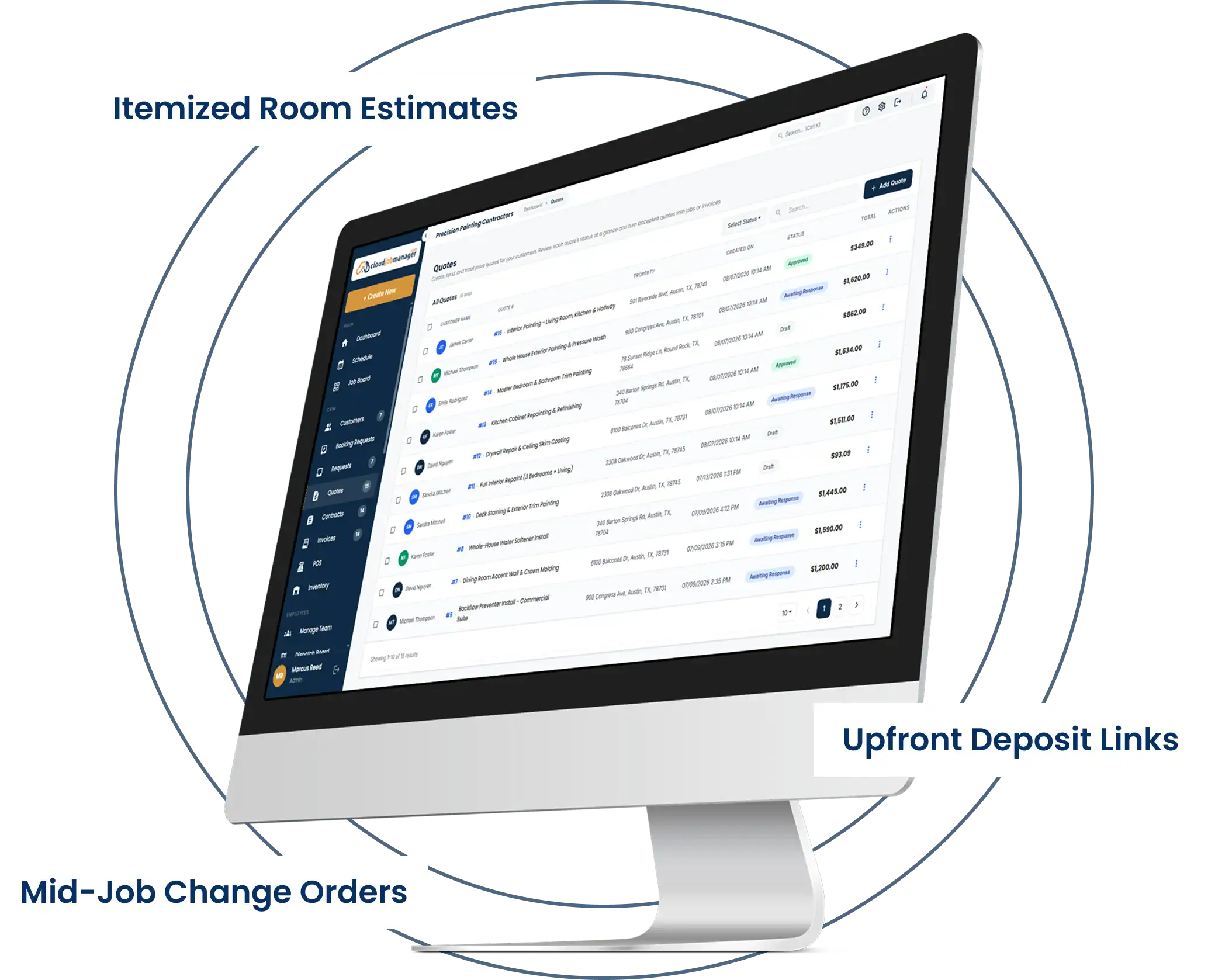Room By Room Estimates And Deposits