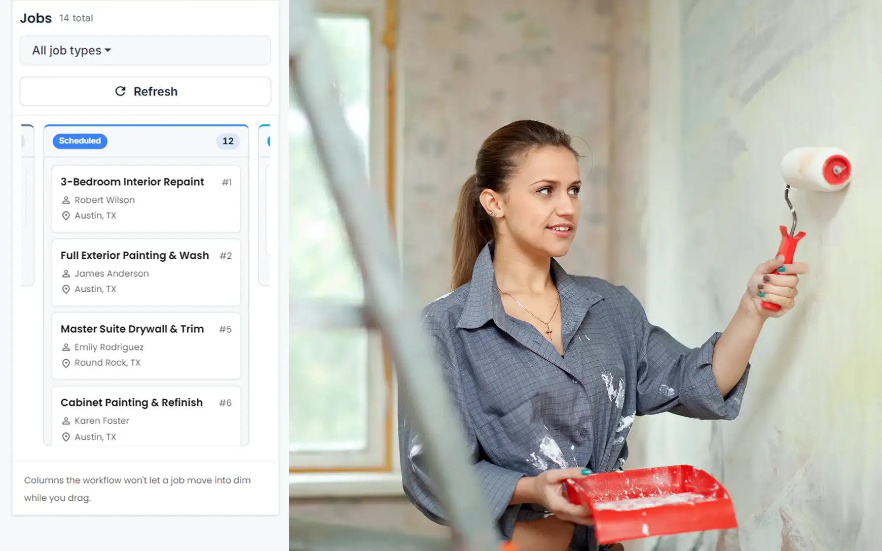 Schedule an HVAC crew in Cloud Job Manager