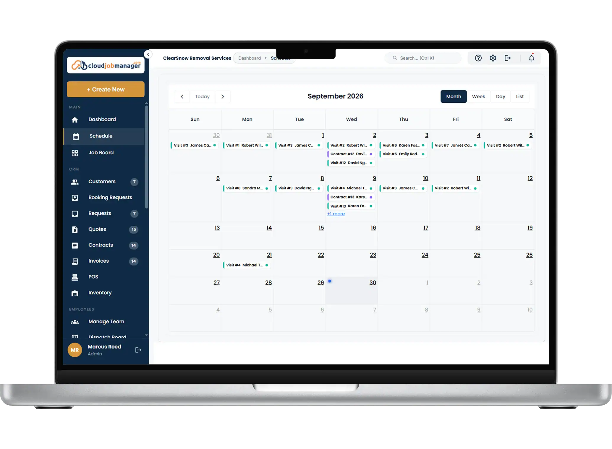 Smart Scheduling & Job Tracking