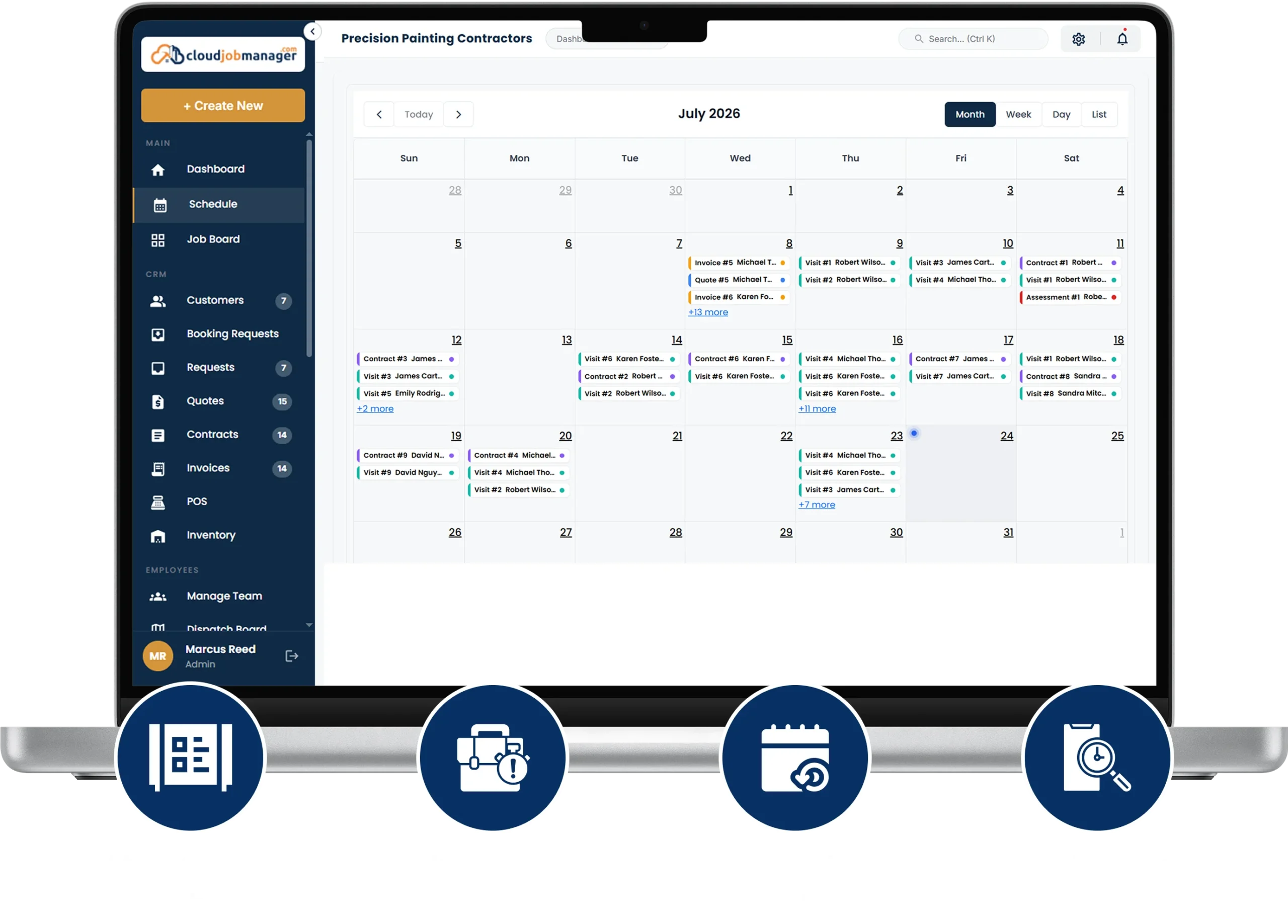 Smart Scheduling & Job Tracking